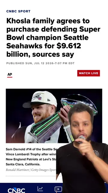 Vinod Khosla buying the Seattle Seahawks initially looks like another billionair