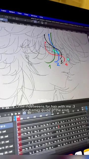 Draw in-between frames with me :3
