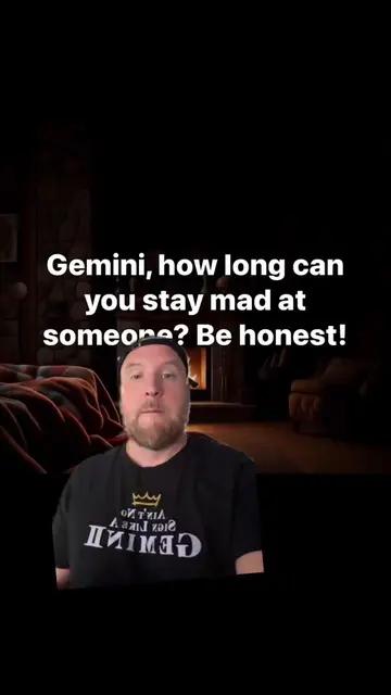 How long can a Gemini stay mad? #gemini♊️ #geminis♊️ #astrologytiktok #astrology