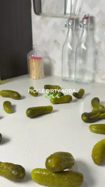 the pickle dirty soda of your dreams 🤭👀  #dirtysoda #fundrinks #drinksathome #
