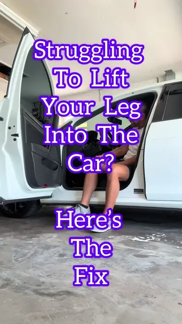 Struggling to lift your leg into the car? Here's the fix 👇 If getting into the 