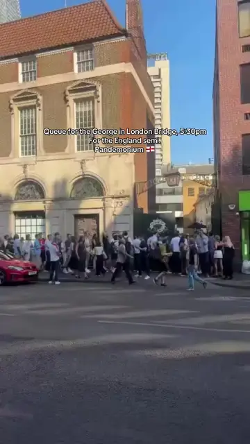 Every man, woman and their dog scrambling to the pub to get a spot to watch the 