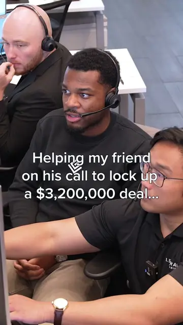I love sitting down with my friends and going through the sales process for acqu
