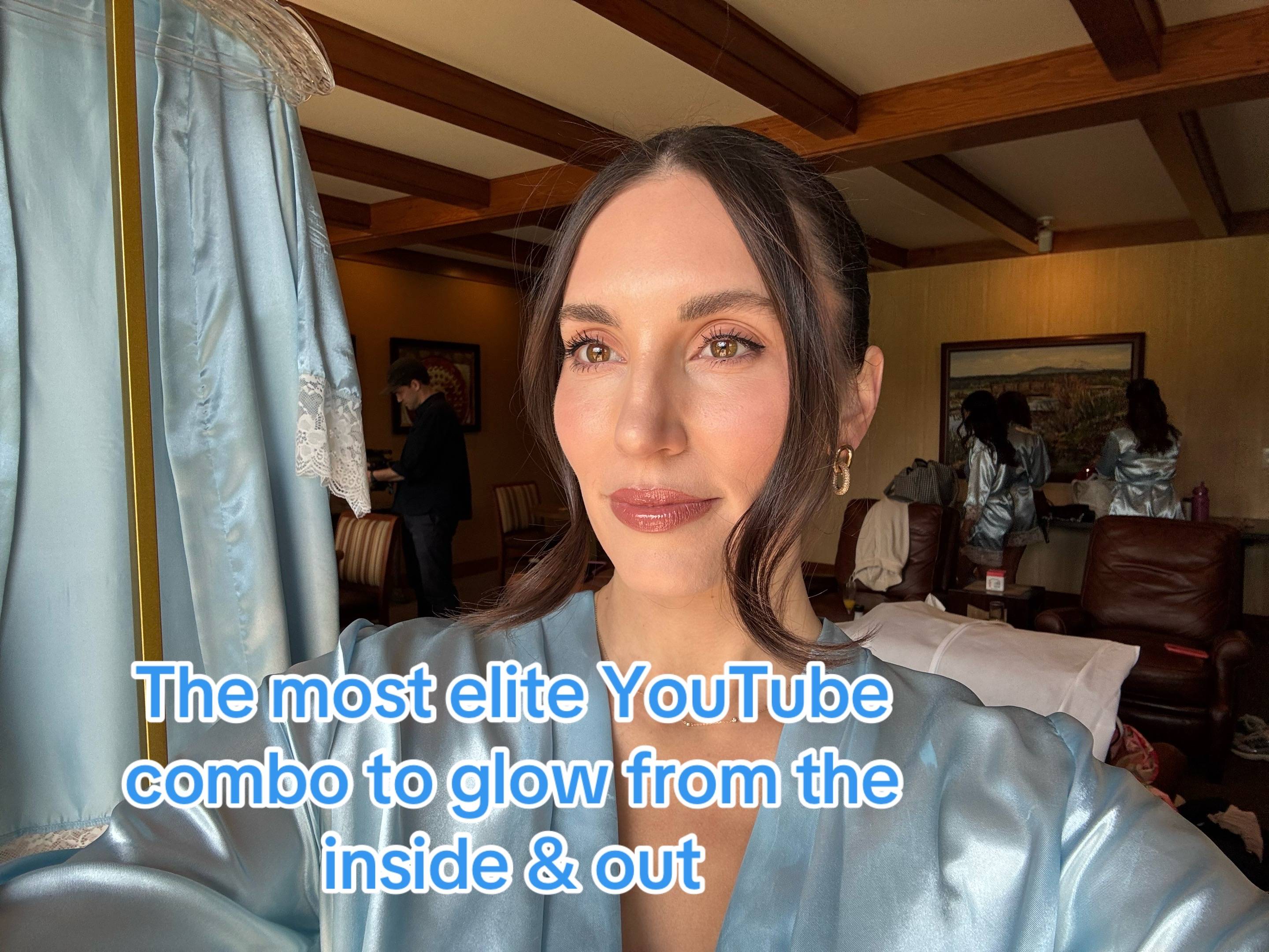 Glowing from the inside out #GlowUp #pilateswithizzy #youtubeworkout #glowingski