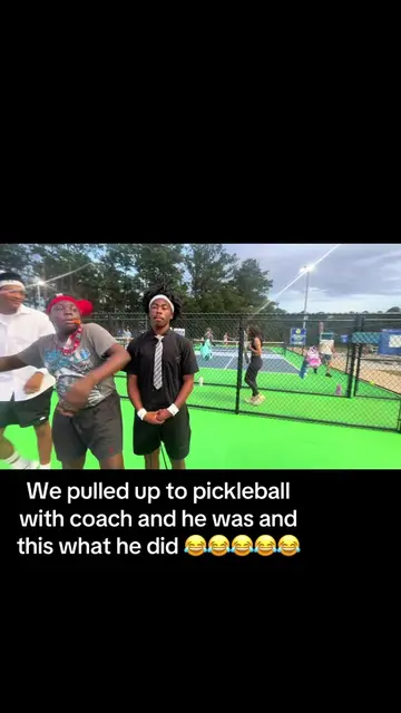 Coach too funny 😂😂😂😂 we must stay focused #fyp #pickleball #sports #funny #l
