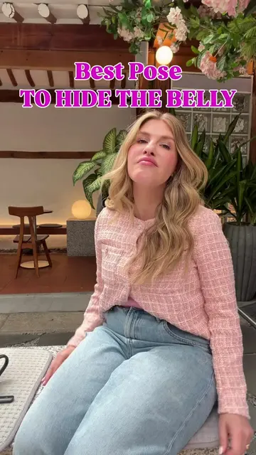 Best pose to hide the belly. #pose #howtopose #foryoupage #foryou #fyp 