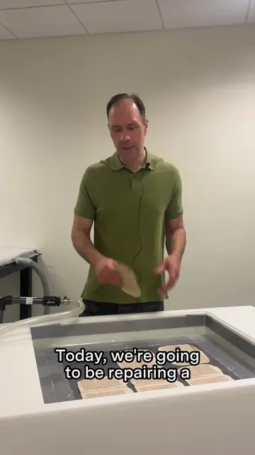 When a book has dozens of damaged pages, repairing each one by hand isn't always