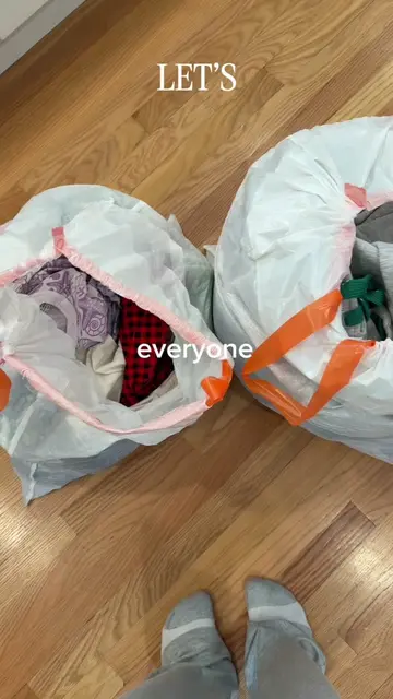 The easiest way to start decluttering? Don’t overthink it. • Grab a donation bag