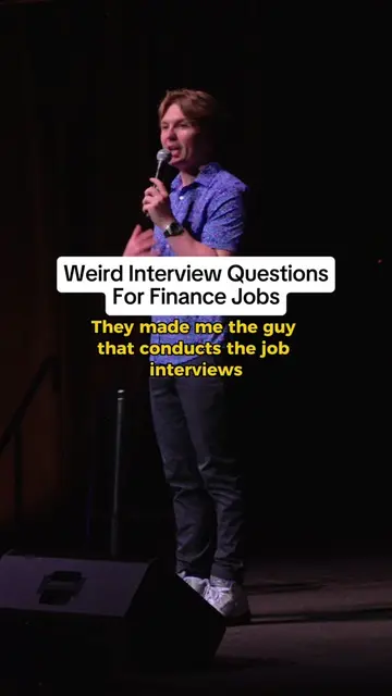 Finance job interviews are weird #Corporate #Working 