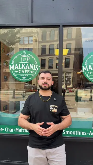 A new coffee shop just opened in Providence! 📍 Malkanis’ Cafe at 213 Weybosset 
