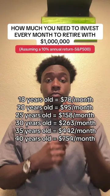 Follow me on ig @blend.404 #investments #retirement #investingforbeginners #1,00