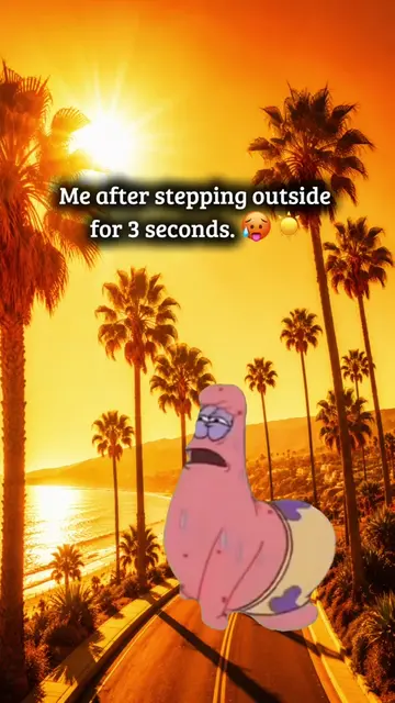 Literally everyone in California ☀️🥵 right now. #california #heat #socallife #t