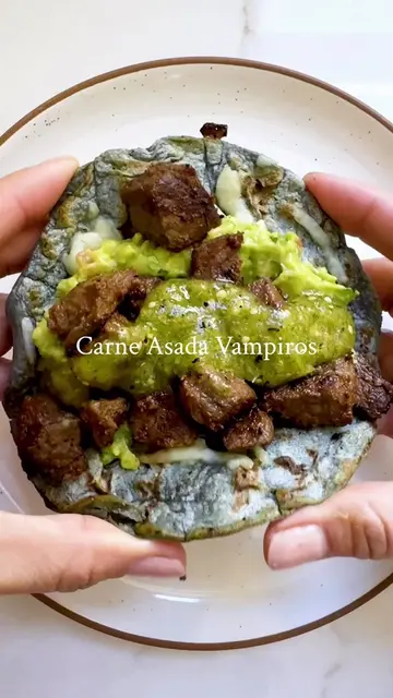 Carne asada vampiros, aka volcanes!  If you’ve never heard of these, they’re bas