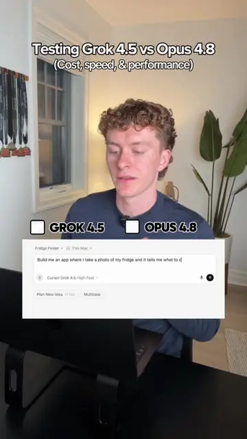 Building the same app with Grok 4.5 and Opus 4.8. Comment "Cursor" and I'll DM y
