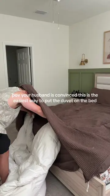 i mean yeah i guess  #husband #couplecomedy #duvetcover #duvetcoverhack #duvet 