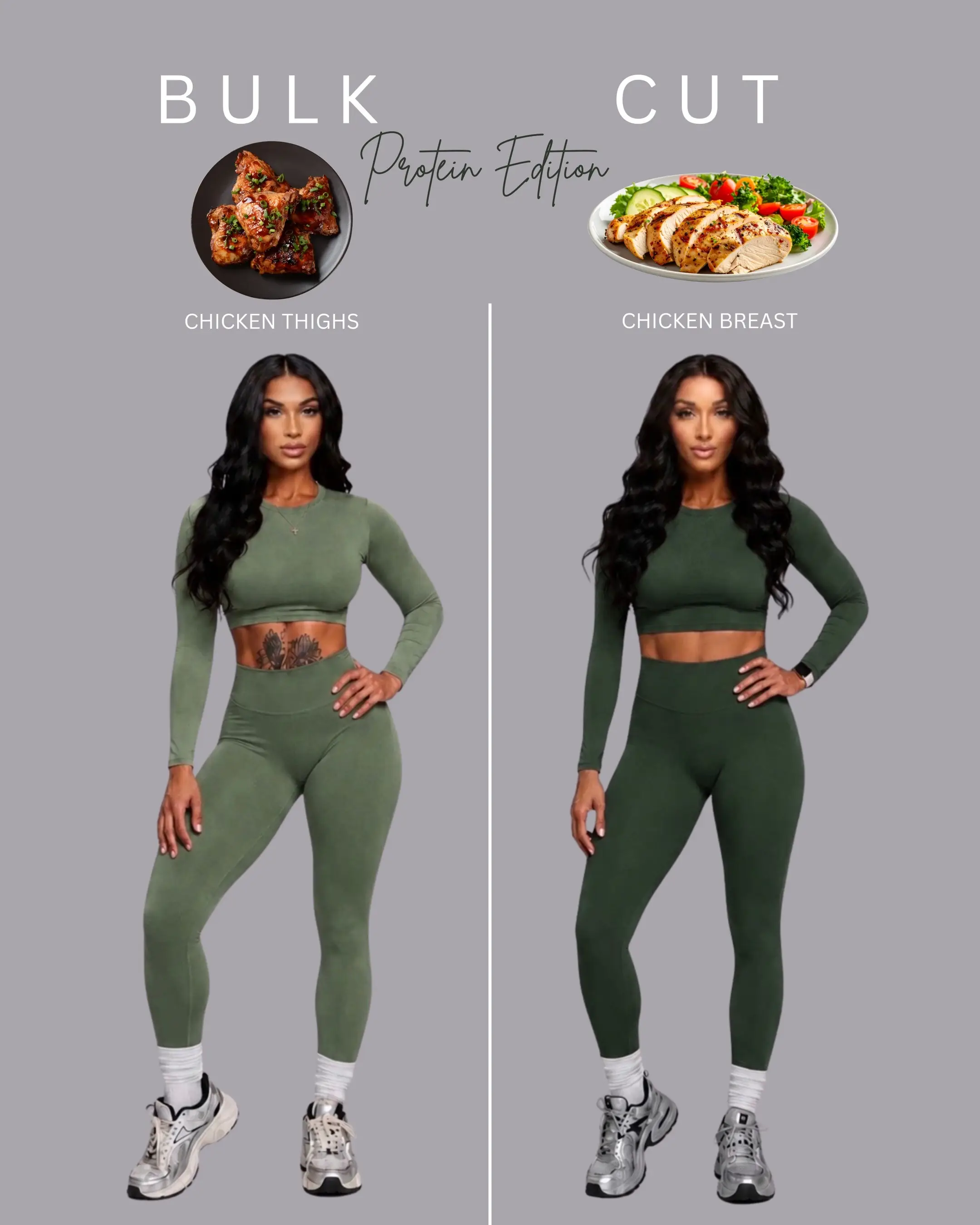 The best protein depends on your goal. 🥩 Bulk = Higher calorie protein sources.