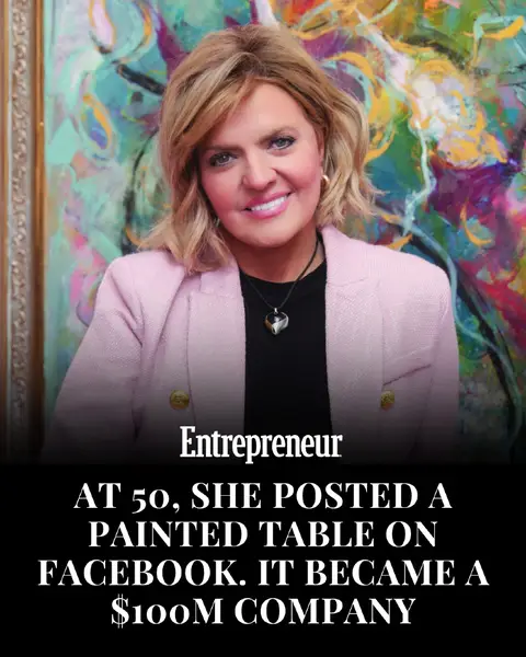 Paula Blankenship posted a photo of a painted dining table on Facebook in 2013 a