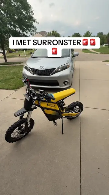I just met surronster #viral #ebike #views 