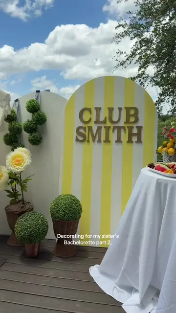 💛✨ I’m in love with this backdrop!!! #bachelorette #atx #backdrop #partydecor #
