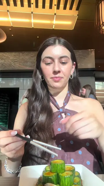 lost a cucumber but the crunchy cucumbers do live up to the hype at din tai fung