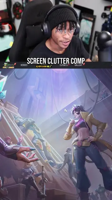 Screen Clutter Comp #marvel #marvelrivals #rivlascreate #fyp #streamer 