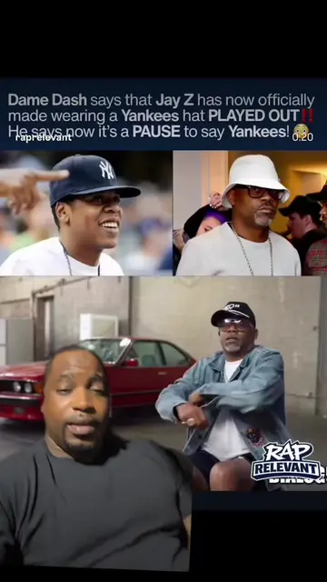 Nah he REALLY hates him 🤣#greenscreen #jayz #damedash #rocafellarecords #hating