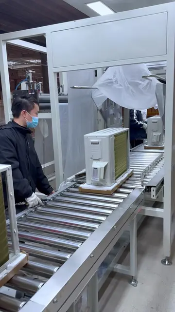 Real shot of professional refrigeration equipment production line. OEM & ODM cus