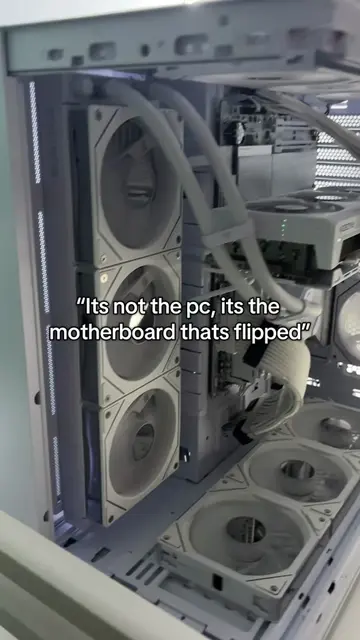 You guys do know, that you cannot flip a motherboard just like that? Its my enti