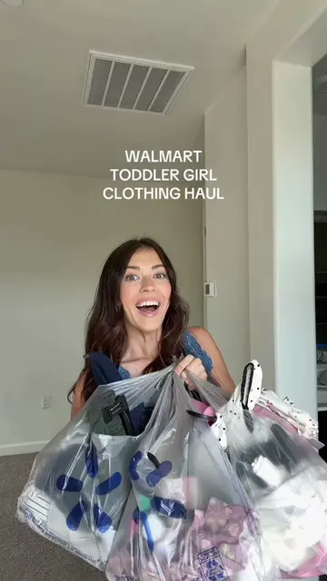 go walmart go 🙌🏼 #girlmom #walmarthaul #toddlergirlclothes #MomsofTikTok 