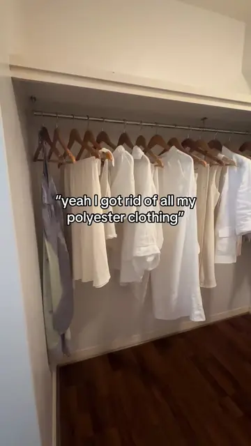 my great polyester purge #minimalistlifestyle #underconsumptioncore #capsuleward
