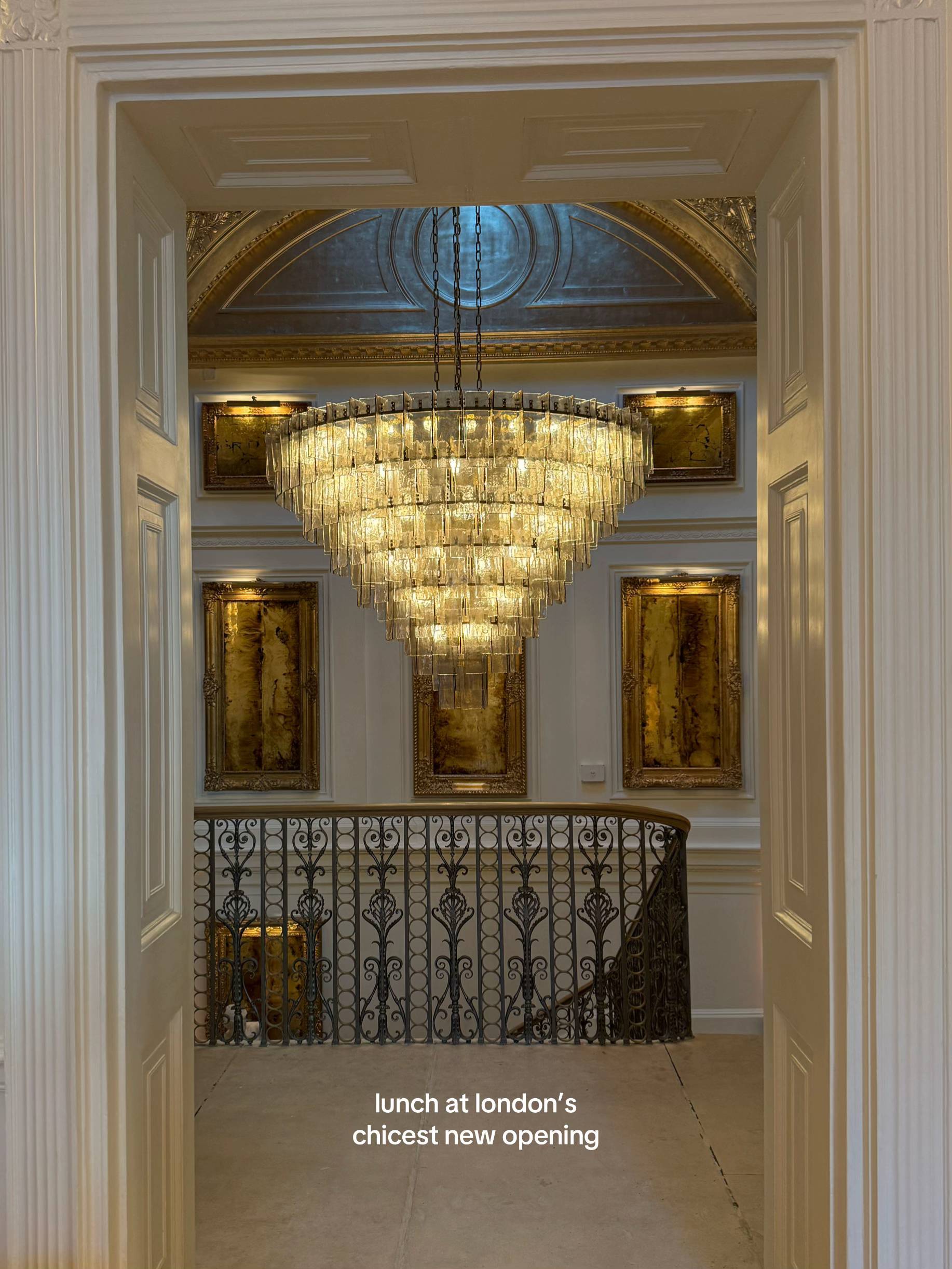 Dinner at the new RH London in Mayfair with the most beautiful interiors and an 