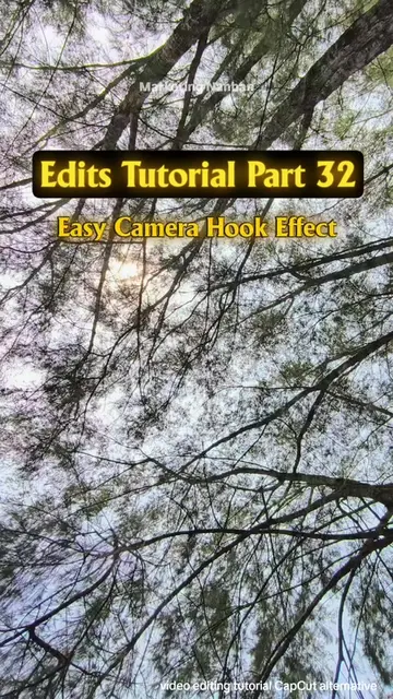 Try this easy camera hook effect. It’s a super simple mobile editing trick that 