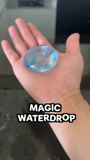 How to make a waterdrop you can touch! #DIY #satisfying #craft #bubble #frutiger