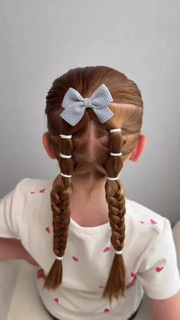 You want a simple but great hairstyle? ✨🤩 Then take a look at the tutorial. 💖 