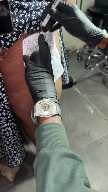 CELESTE INK SKOOL STUDIO Artist : Akash #thightattoo #medusatattoo  #besttattoos