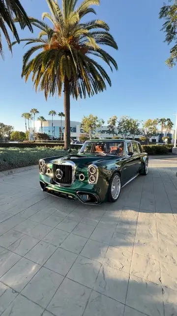 It's a mix between a 1961 and 2024 Mercedes 🔥😍 @s_klub_la (IG) #mercedes #vint