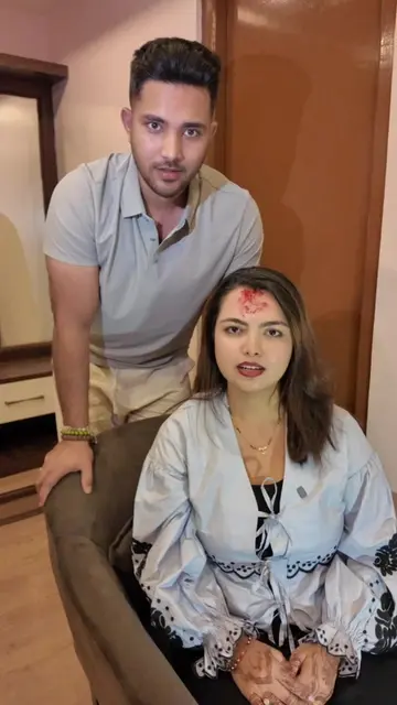 Hello and Namaste #new_couple #fyp @🅡🅐🅜🅤🅢🅗🅞🅥🅐 @Sumisha Sharma @Sumitra 