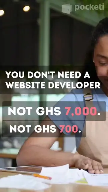 You don't need a Website developer, you can get it for free. Download Pocketi an