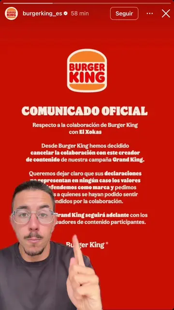 BurguerKing acaba de retirar su menú junto a El Xokas 😬🍔 Analizando esta gesti