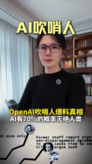 一场海外疯传的访谈，OpenAI吹哨人放弃200万美元封口费，只为揭露AI巨头不想让你知道的真相 #ai #OpenAI #ChatGPT