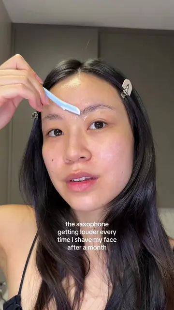 Dermaplaning is really humbling  #dermaplanefacial #acneproneskin #clearskin #sk