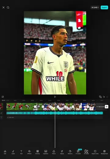 Tutorial Edit Capcut ( Jude Bellingham Edit )  #CapCut #capcutpioneer #capcuttut