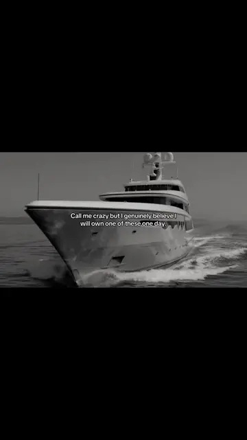 Call me crazy but I genuinely believe I will own one of these one day. #yacht #b