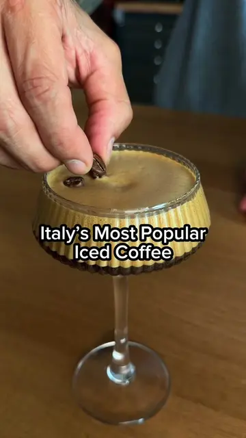 Trying Italys viral Shakerato Iced Coffee  #coffee #espresso #mycoffeeorder #cof