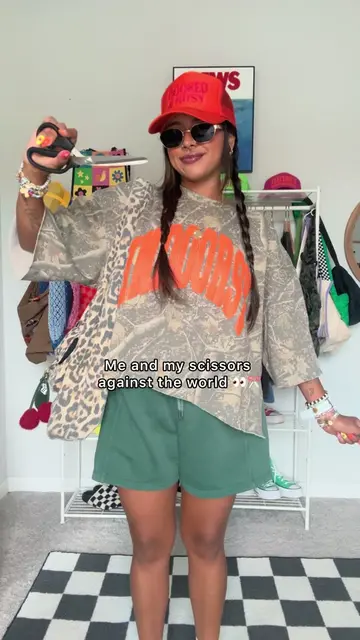 Yall already know I love cutting up my tees so when this video of @Shannon De Be