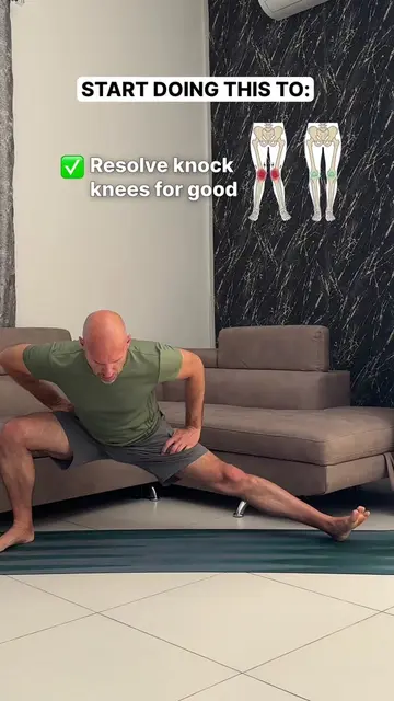 6 Exercises for full body reset If knock knees  + A belly pooch  + Lower back pa