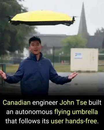 The Flying Umbrella Is Here ☔ #technology #innovation #engineering #future #fyp
