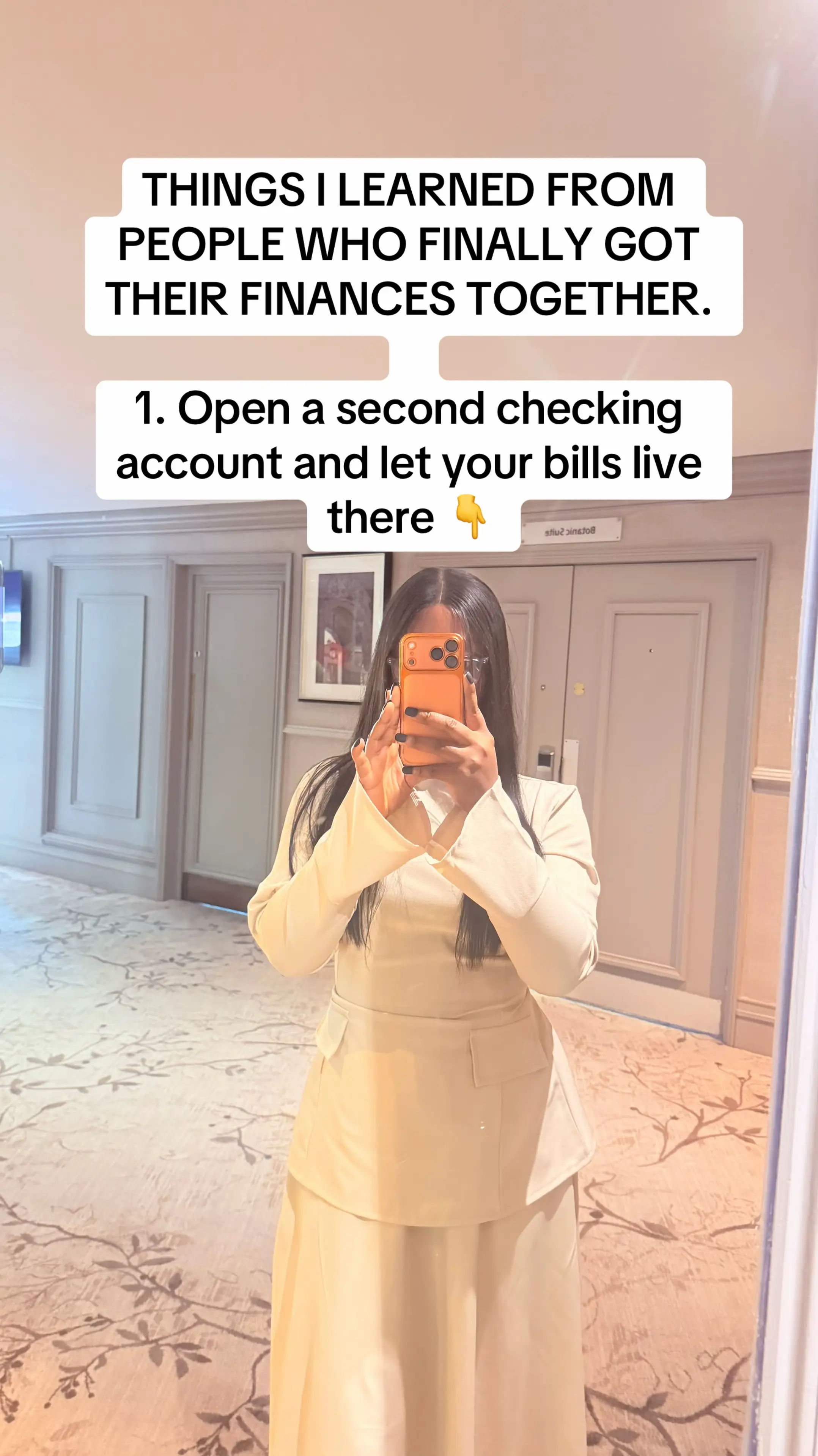 1. Open a second checking account and let your bills live there. Auto pay comes 