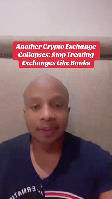 Another reminder that exchanges are designed for buying and selling—not for long