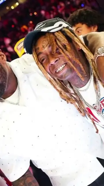 Lil Wayne son and 50 Cent son #LilWayne #50Cent #CameronCarter #MarquiseJackson 